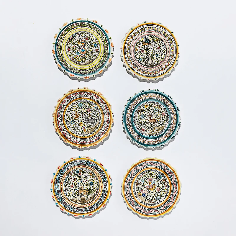 Assiettes Vagues et Oiseaux