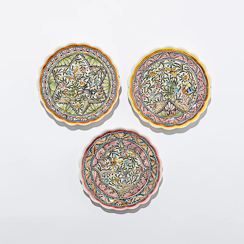 Assiettes Vagues et Oiseaux