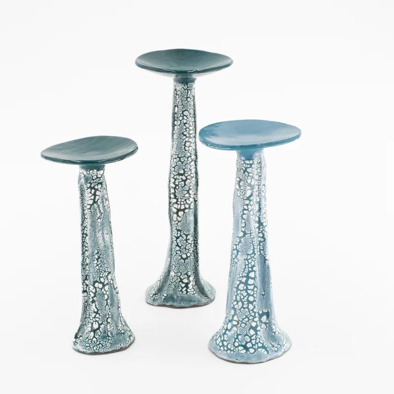 Ensemble de Bougeoirs forme Champignons Galuchats
