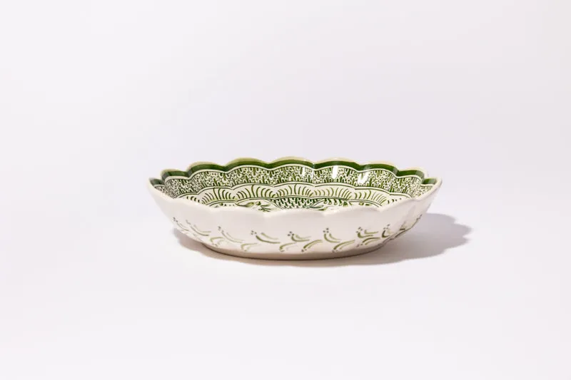Saladier Plat vert