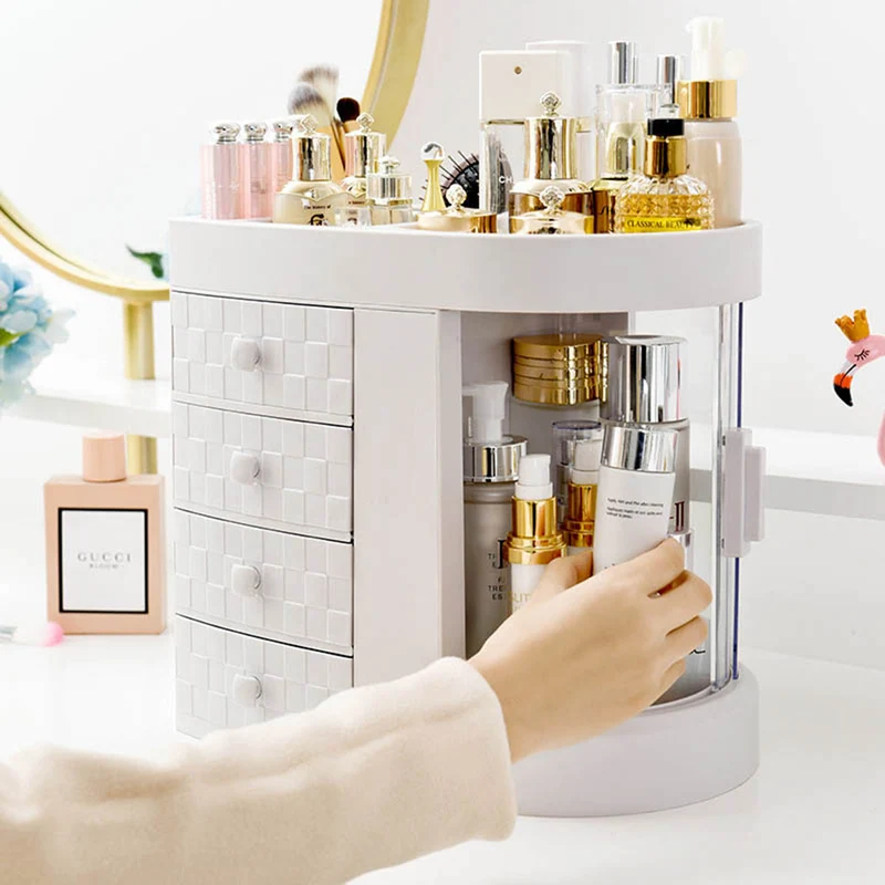 Rangement maquillage salle de bain