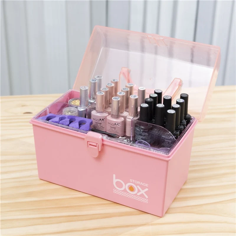 Rangement maquillage transparent