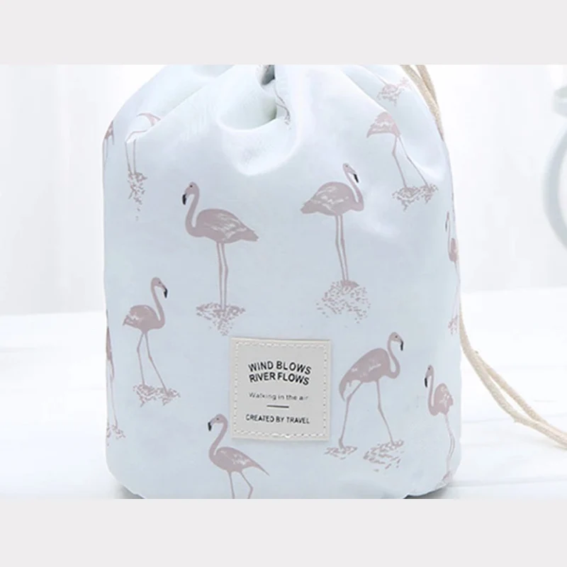 Trousse de toilette flamant rose