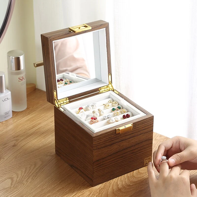 Boîte à bijoux carré