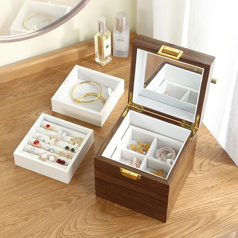 Boîte à bijoux carré