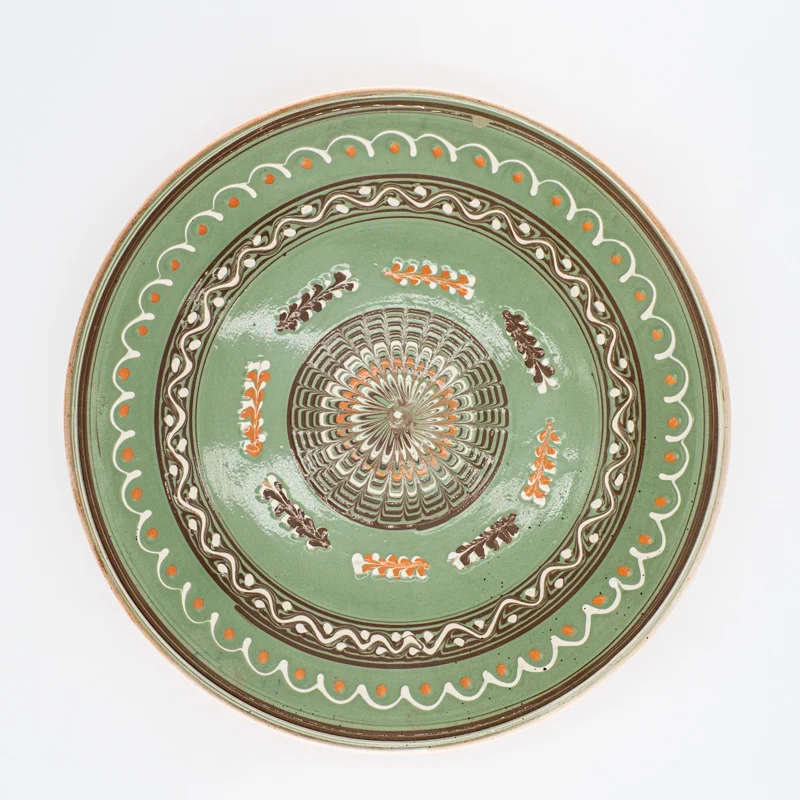 Assiette traditionnelle de Horezu - 25 cm