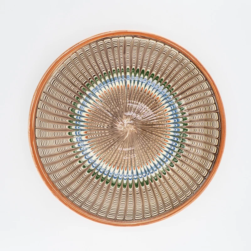 Assiette traditionnelle de Horezu - 25 cm