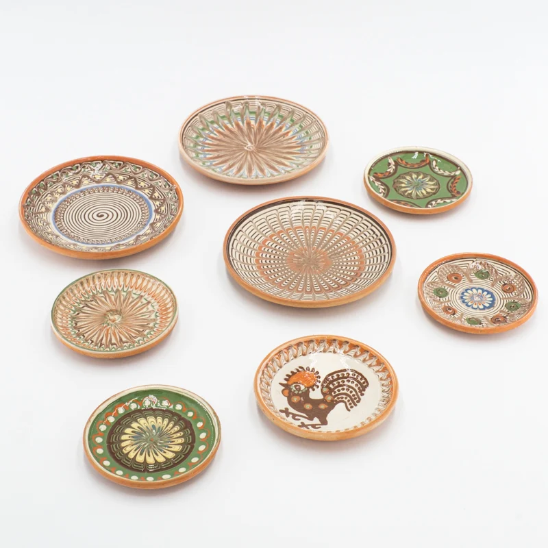 Assiette traditionnelle de Horezu - 21 cm