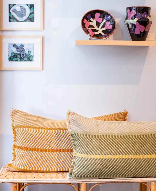 Housse de coussin en laine - 50 × 90 cm