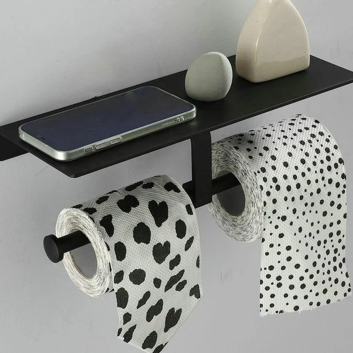 Porte rouleaux wc