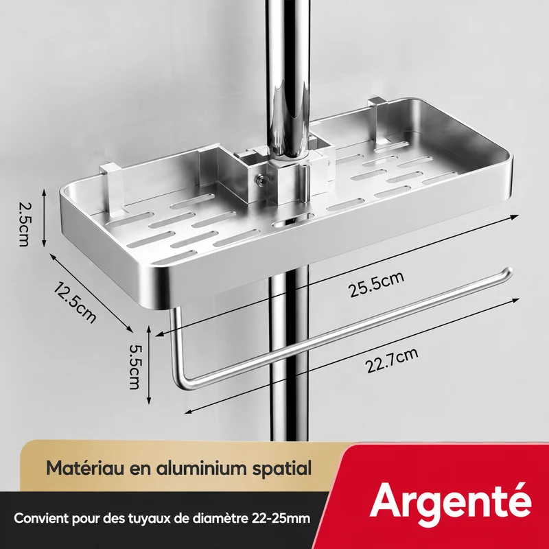 Porte Savon Douche Sans Perçage