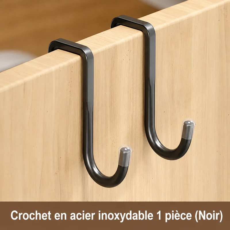 Porte-serviettes Crochet en Double S