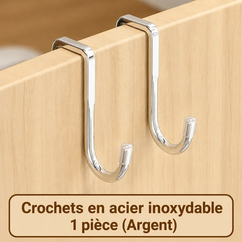 Porte-serviettes Crochet en Double S