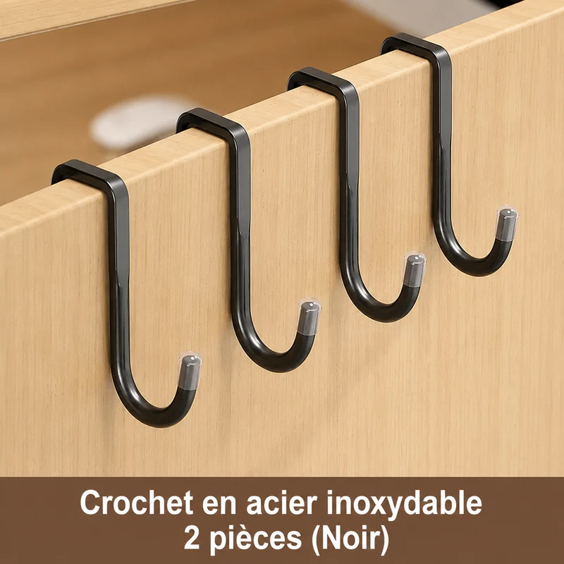 Porte-serviettes Crochet en Double S