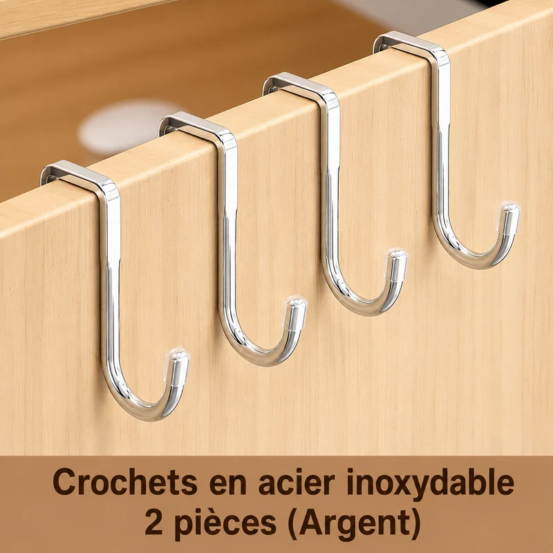 Porte-serviettes Crochet en Double S