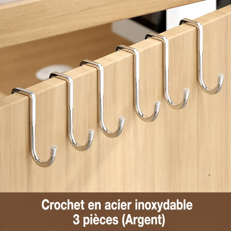Porte-serviettes Crochet en Double S