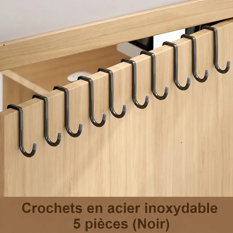 Porte-serviettes Crochet en Double S