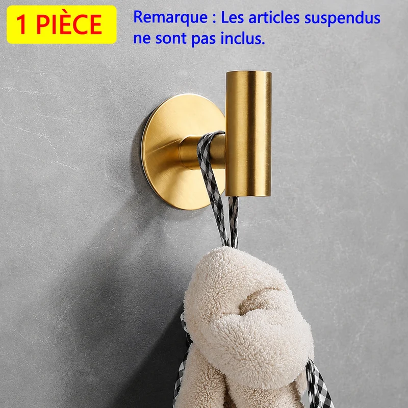 Porte-serviettes Crochet Discret