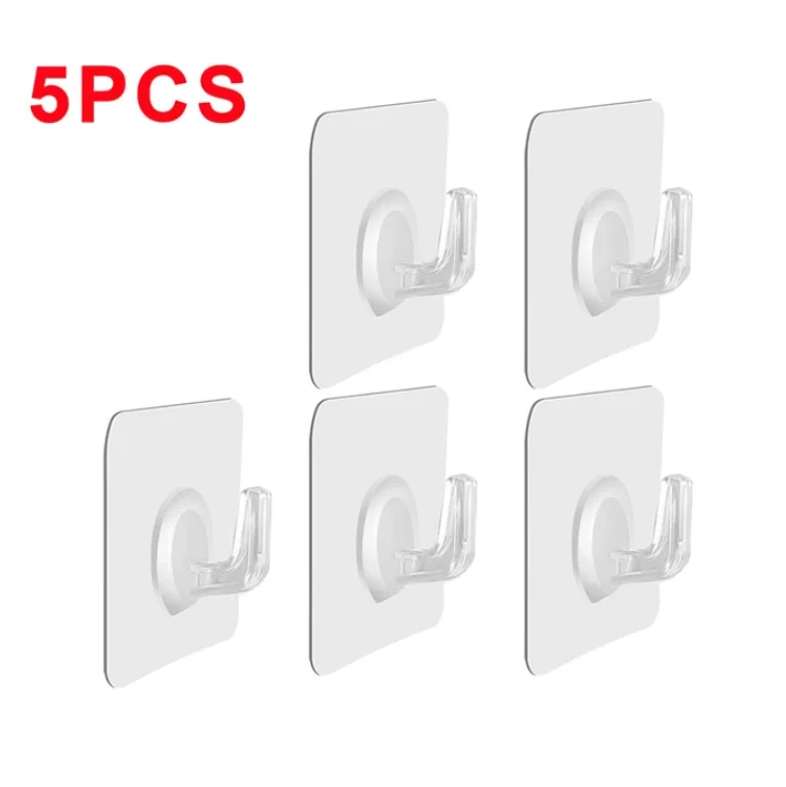 Porte-serviettes Crochet Adhésif Transparent