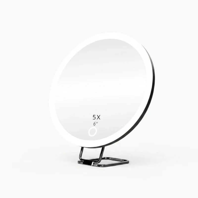 Miroir grossissant 5× lumineux
