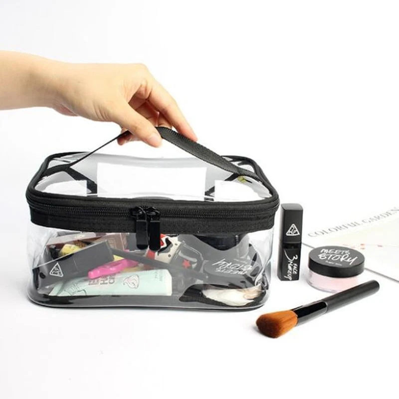 Trousse maquillage transparente