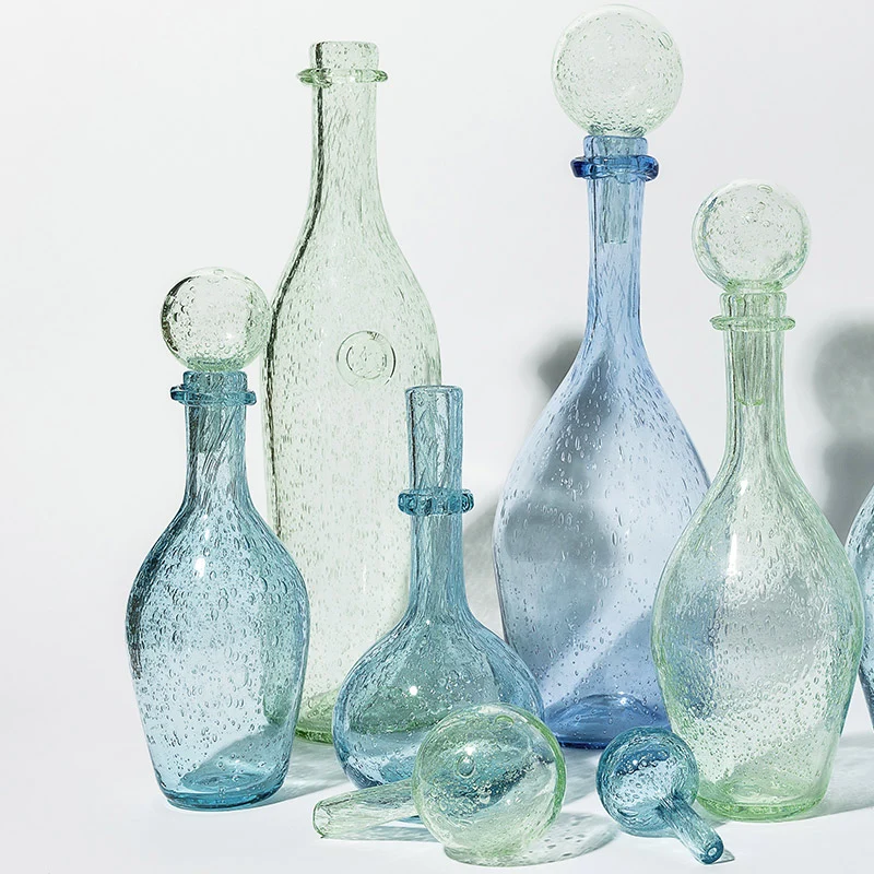 Bouteille Ventrue en verre 40 cm