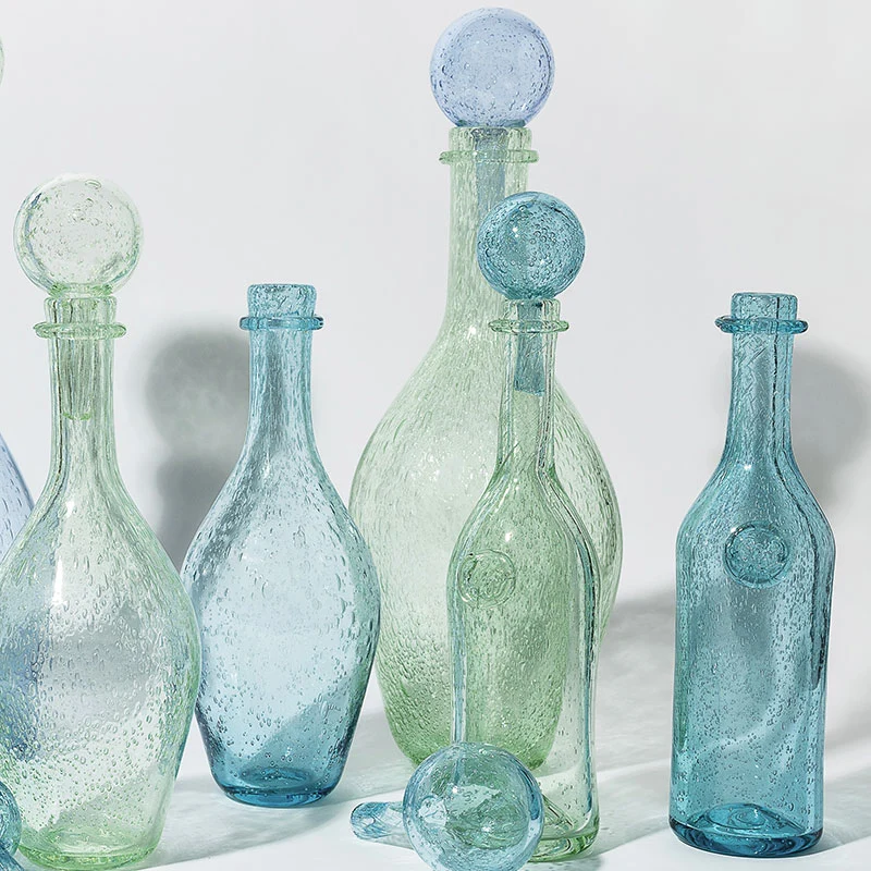 Bouteille Ventrue en verre 40 cm