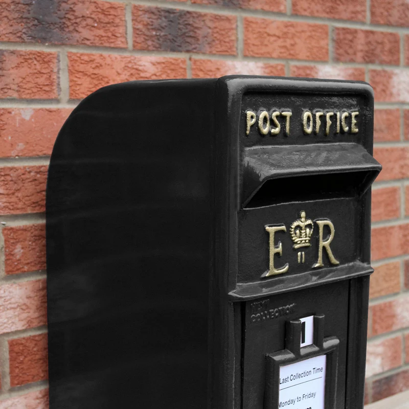 Briefkasten im Englischen Stil - Schwarz
