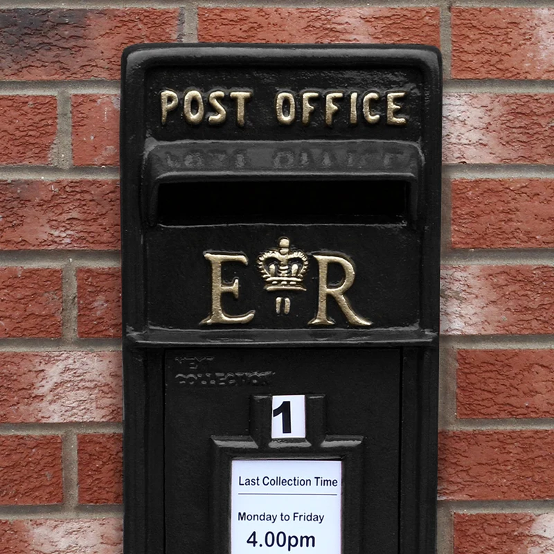 Briefkasten im Englischen Stil - Schwarz