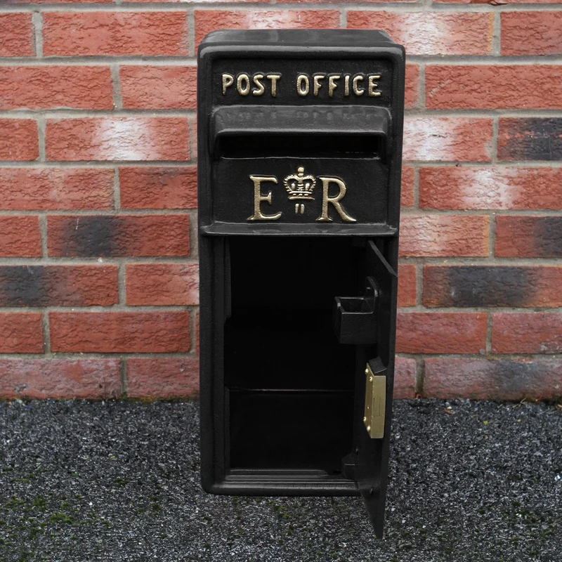 Briefkasten im Englischen Stil - Schwarz