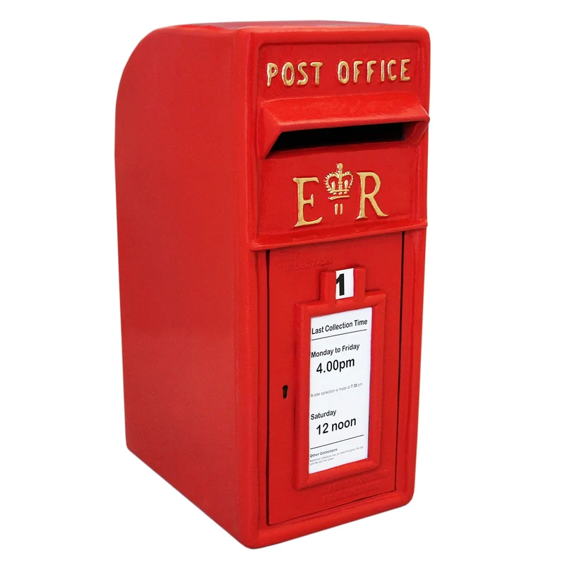 Briefkasten im Englischen Stil - Rot