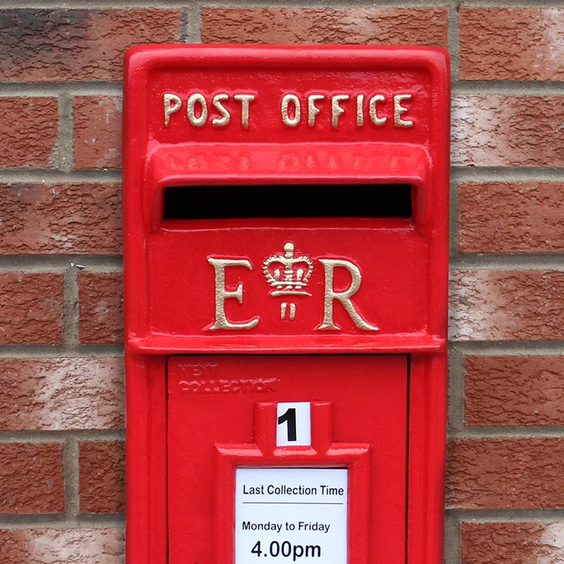 Briefkasten im Englischen Stil - Rot