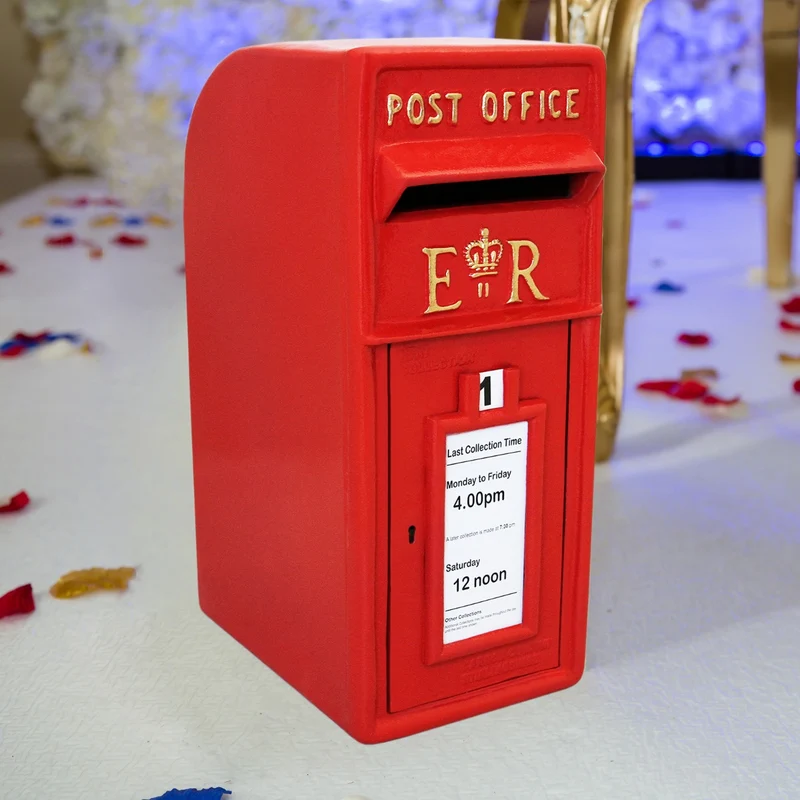 Briefkasten im Englischen Stil - Rot
