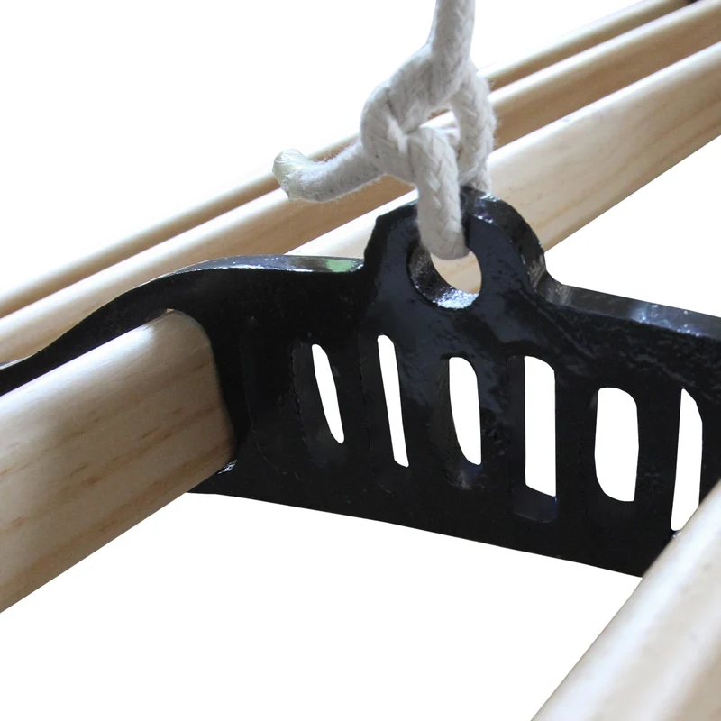 Deckentrockner aus Holz - Schwarz - 1.5m