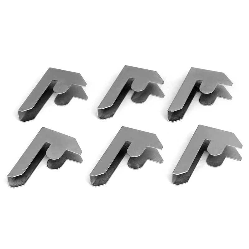 6 x Verbindungsstücke Stahlregal