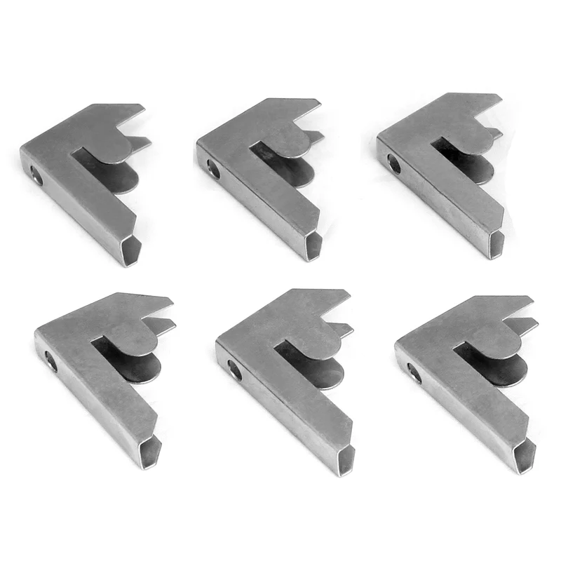 6 x Verbindungsstücke Stahlregal