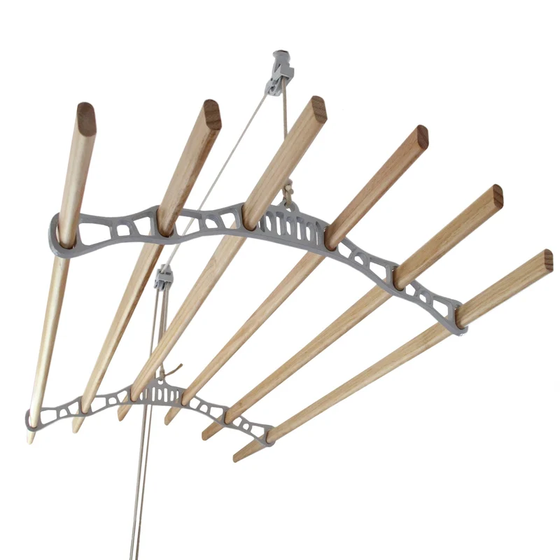 Clothing Airer Ceiling Pulley - White - 2.4m