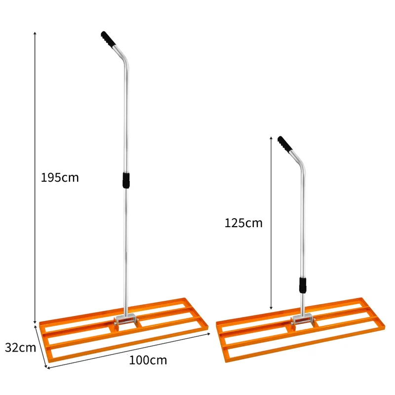 T-Mech Rasenrakel 100cm – Orange