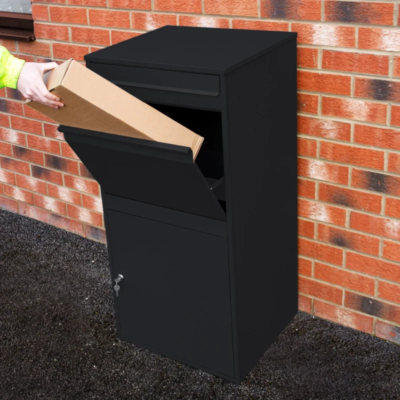 XL Anti-Diebstahl Paketkasten - Schwarz