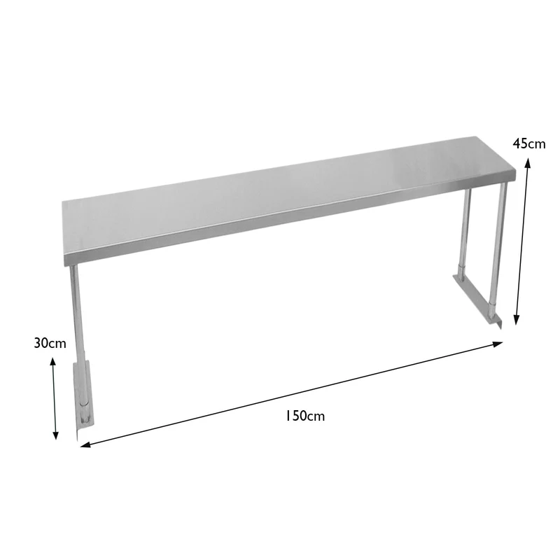 Kukoo Single Tier Steel Over-Shelf 1500mm