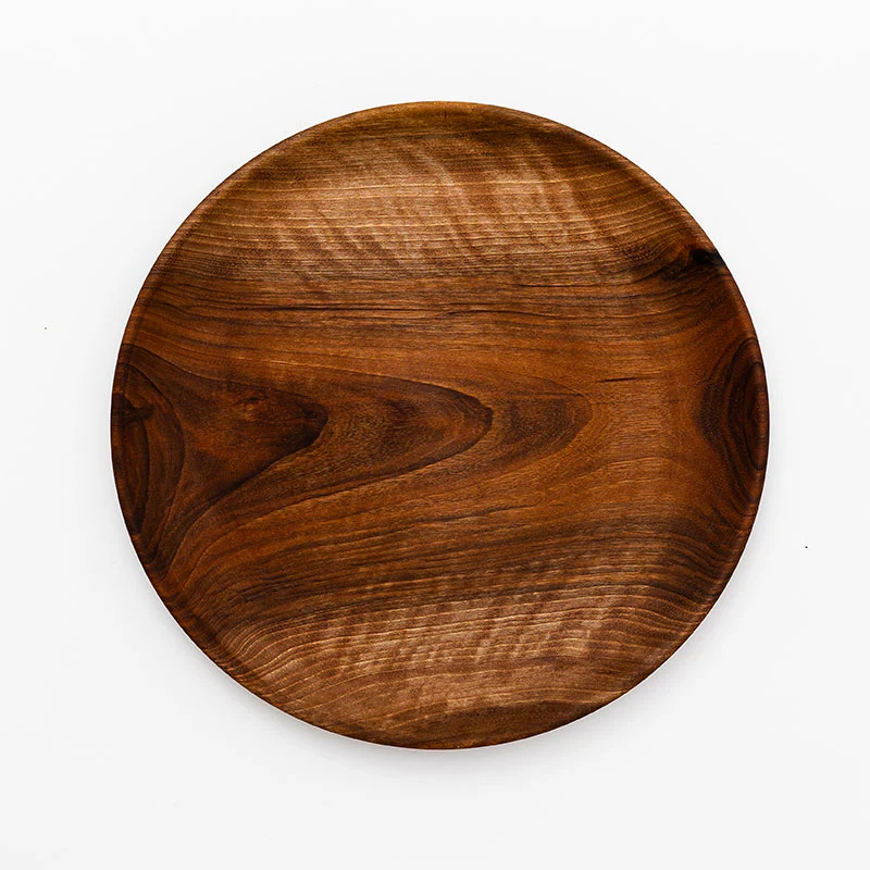 Assiette en noyer 26 cm
