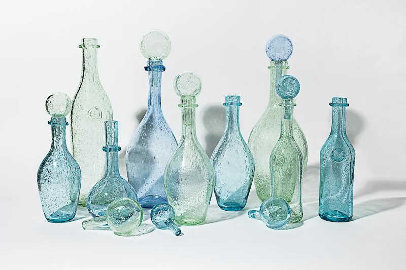 Bouteille Ventrue en verre 30 cm
