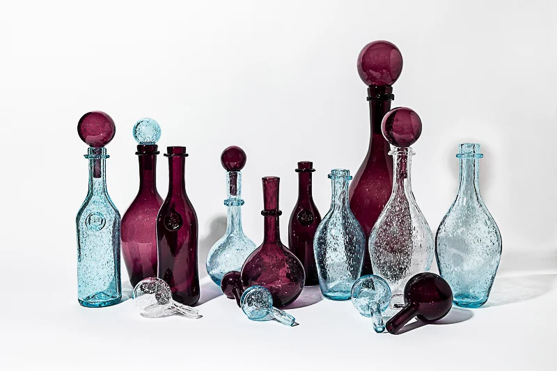 Bouteille Ventrue en verre 30 cm