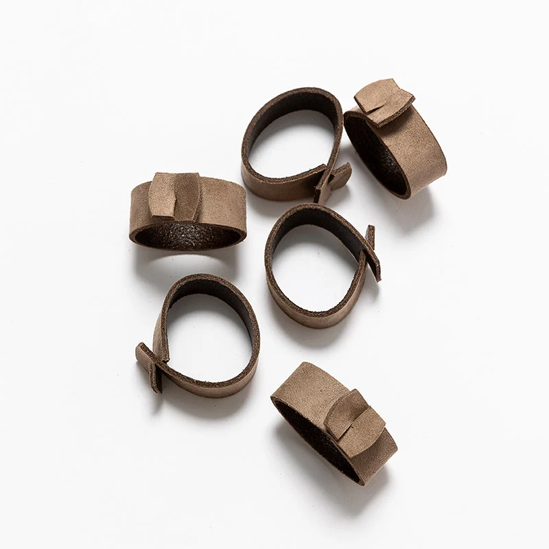 Rond de serviette en cuir