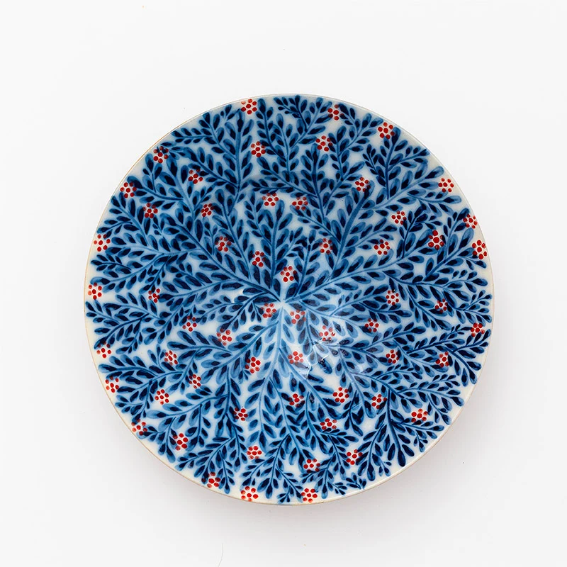 Bol en céramique des Cyclades - fleurs