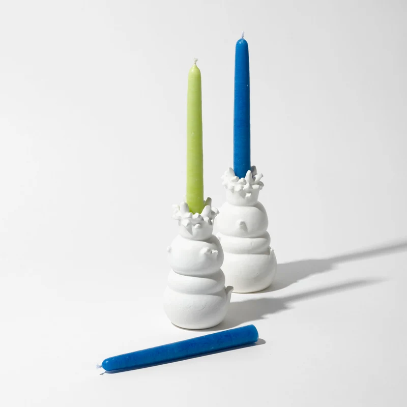 Bougeoir "Candela" en céramique