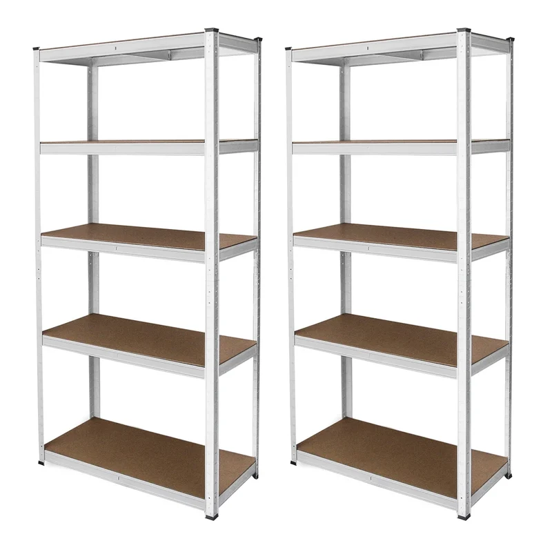 2 x weiße Regaleinheiten 90 x 40 x 180