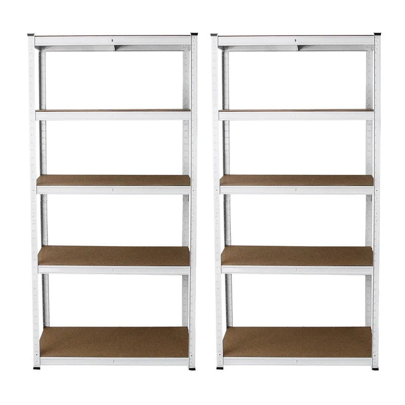 2 x weiße Regaleinheiten 90 x 40 x 180