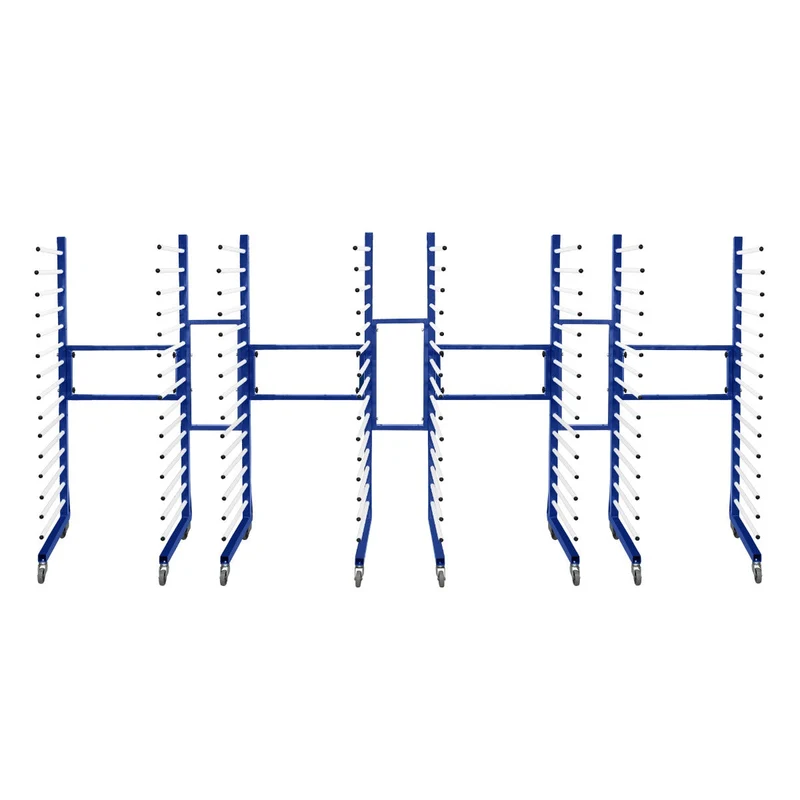 Combi Spray Drying Rack Trolley x 4 & 3 Connectors