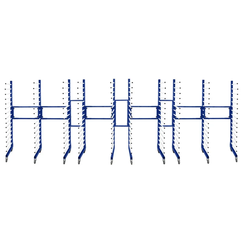 Combi Spray Drying Rack Trolley x 5 & 4 Connectors